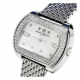 BAUME and MERCIER Hampton City Diamond S-Steel Womens Watch MOA08346