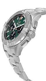 BREITLING Avenger B01 Chronograph SS 42MM Green Dial Men's Watch AB0146101L1A1 