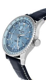 Breitling watches BREITLING Navitimer Automatic GMT 41MM Blue Dial Leather Men's Watch A32310171C1P1 