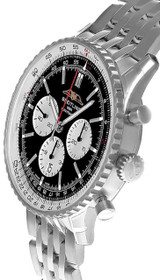 BREITLING Navitimer B01 Automatic Chronograph 43MM Black Dial Men's Watch AB0138211B1A1