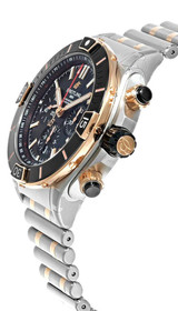 BREITLING Super Chronomat B01 44MM Black Dial Two-Tone Men's Watch UB0136251B1U1 