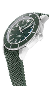 Breitling watches BREITLING SuperOcean Heritage B31 Automatic 40MM Green Dial Rubber Men's Watch AB3110361L1S1 