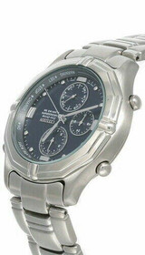Citizen Watches CITIZEN Blue Dial Stainless Steel Bracelet Mens Watch AP5240-59L