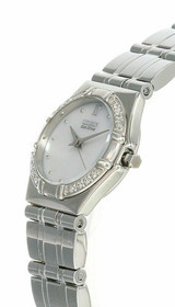 CITIZEN Eco Drive 26 mm White Dial SS Women's Watch EP5200-54A