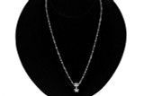 Gucci Jewelry GUCCI 18K White Gold 0.12ct Diamond Flower Pendant Necklace YBB58184200100U 