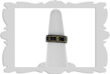 Gucci Jewelry GUCCI 18K Yellow Gold & Black Corundum Icon Ring YBC6068260010 