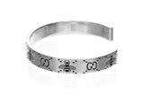 Gucci Jewelry GUCCI GG & Bee Engraved Cuff Bracelet YBA7282960010 