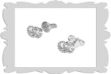 Gucci Jewelry GUCCI GG Running 18K White Gold Diamond Earrings YBD48167800100U 