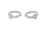 Gucci Jewelry GUCCI Interlocking G Sterling Silver Hoop Earrings YBD796323001 