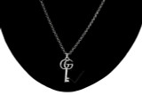 Gucci Jewelry GUCCI Sterling Silver GG Marmont Key Necklace YBB62775700100U 