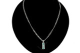 Gucci Jewelry GUCCI Sterling Silver Tag Necklace with Enamel Necklace YBB67871400100U 