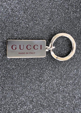 Gucci Jewelry GUCCI Trademark Silver Key Ring YBF820570001 