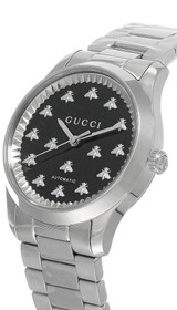 Gucci watches GUCCI G-Timeless 38MM AUTO BLK Onyx Stone Dial Unisex Watch YA1264130