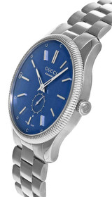 GUCCI G-Timeless AUTO 40MM Stainless Steel Blue Dial Men's Watch YA126389 