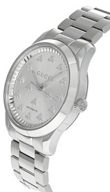 Gucci watches GUCCI G-Timeless Automatic SS 38MM Silver Dial Unisex Watch YA1264190 