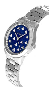 Gucci watches GUCCI G-Timeless Quartz 32MM SS Blue Lapis Stone Dial Unisex Watch YA1265043 