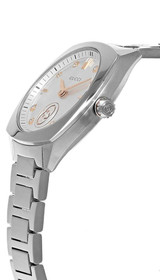 GUCCI Interlocking G Quartz 29MM Silver Diamond Dial Women's Watch YA142510 