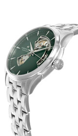Hamilton watches HAMILTON Jazzmaster Open Heart Automatic SS 42MM Green Dial Men's Watch H32705160 