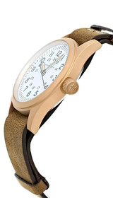 HAMILTON Khaki Field Mechanical Bronze 38MM Brown Leather Men's Watch H69459510 