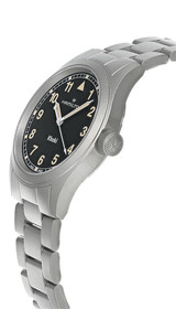 Hamilton watches HAMILTON Khaki Field Quartz SS 38MM Black Dial Men's Watch H69401131 