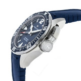 Hamilton watches HAMILTON Khaki Navy Frogman 42MM AUTO SS Blue Rubber Watch H77705345