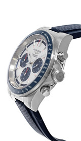 LONGINES Conquest Chronograph 42MM Silver Dial Rubber Men's Watch L3.835.4.98.9