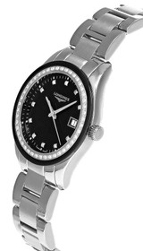 LONGINES Conquest Classic 36MM Black Dial Women's Watch L2.387.0.57.6 / L23870576