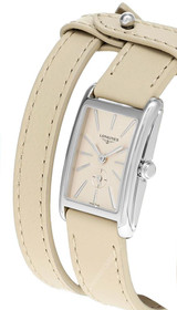 Longines watches LONGINES DolceVita Quartz 20.8x32MM Beige Dial Leather Women's Watch L5.255.4.79.2 / L52554792 