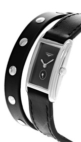 Longines watches LONGINES DolceVita Quartz 23.3x37MM Black Dial Leather Women's Watch L5.512.4.59.2 / L55124592 