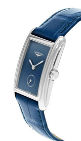 Longines watches LONGINES DolceVita Quartz 23.3x37MM Blue Dial Leather Women's Watch L5.512.4.90.2 / L55124902 