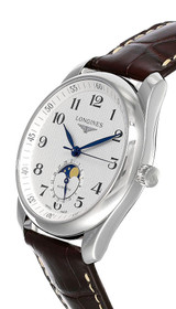 LONGINES Master Moonphase 40MM AUTO Silver Dial LTHR Men's Watch L2.909.4.78.3 / L29094783