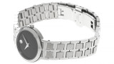 Movado watches MOVADO Museum 25MM QTZ Stainless Steel Black Dial Womens Watch 0605743