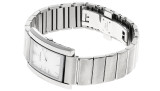 Movado watches MOVADO Quartz S-Steel White Rectangular Dial Womens Watch 0605561