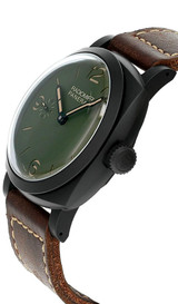 Panerai watches PANERAI Radiomir 48MM Hand Wind Military Green Dial Leather Men's Watch PAM00997 
