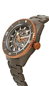 RADO Captain Cook 43MM Olive Green High-Tech Ceramic Skeleton Men's Watch R32150162