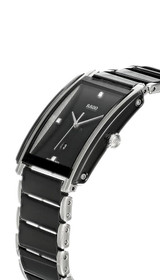 Rado watches RADO Integral 3-Diamond 31MM Jubile Black Ceramic Unisex Watch R20206712 