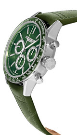 Raymond Weil Watches RAYMOND WEIL Freelancer 43.5MM SS Green LTHR Men's Watch 7741-SC7-52021 