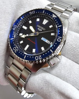 Seiko watches SEIKO 5 Sports SKX Automatic 42.5 MM Blue Dial SS Men's Watch SRPL83 