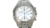 Seiko watches Seiko Chronograph White Dial Stainless Steel Women's Watch SNDZ25