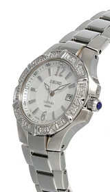 Seiko watches Seiko Coutura 27MM MOP Dial S-Steel Bracelet Women's Watch SXDC33