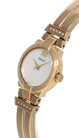 Seiko watches Seiko MOP Dial Gold-tone SS Women's Watch SUJD38