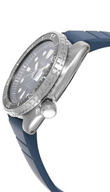 Seiko watches SEIKO Prospex Automatic 45MM Diver's Manta Ray Blue Dial Silicone Strap Men's Watch SRPF77 