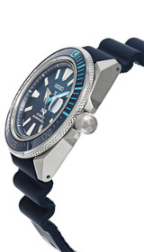Seiko watches SEIKO Prospex PADI Automatic 43.8MM Diver's Blue Dial Silicone Strap Men's Watch SRPJ93 