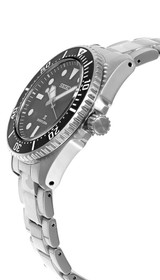 Seiko watches SEIKO Prospex Stainless Steel 41MM Black Dial Solar Dive Men's Watch SNE597 