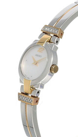 Seiko watches Seiko White Dial Two-tone SS Women's Watch SUJD34