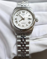 TISSOT Ballade Chronometer Automatic SS 30MM Silver Dial Women's Watch T156.208.11.033.00 / T1562081103300