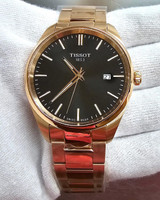 Tissot watches TISSOT PR 100 Quartz 40MM Black Dial Rose Gold Men's Watch T150.410.33.051.00  