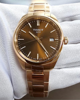 Tissot watches TISSOT PR 100 Quartz 40MM Brown Dial Rose Gold PVD Women's Watch T150.210.33.291.00 