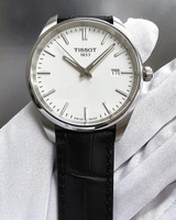 Tissot watches TISSOT PR 100 Quartz 40MM White Dial Leather Men's Watch T150.410.16.011.00 