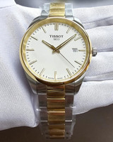 Tissot watches TISSOT PR 100 Quartz 40MM White Dial Two-Tone Men's Watch T150.410.22.011.00 